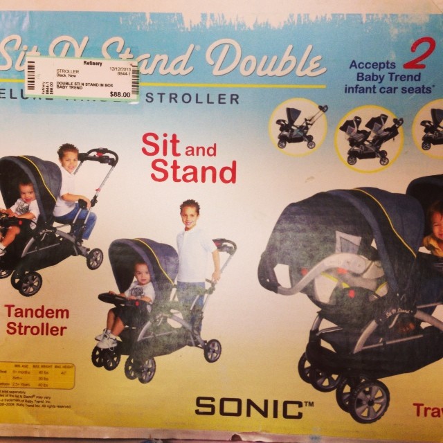 Baby Trend Sit N Stand Double, brand new-$88.00!#batonrouge #doublestroller#sitnstand# babytrend