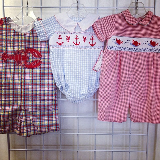 Adorable Boy New Arrivals!#kellyskids #smocked #225 #batonrougeresale #batonrougeboutique #shrimp&grits