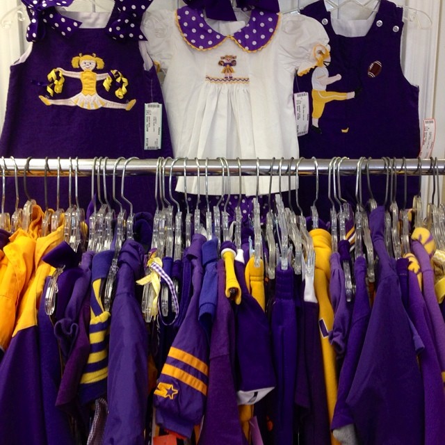 Ready For Football Season? We Are! #lsu#purpleandgold#tigers#smocked #baileyboys #remembernguyen