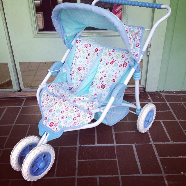 american girl baby doll stroller