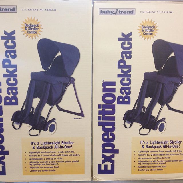 Brand New Backpack Carrier/Stroller Combo! 2 in stock right now!#babytrend #backpackcarrier #refinerykids #batonrouge #225