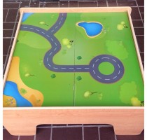 Check out this cute train table! It’s a smaller size to fit in any bedroom or playroom!