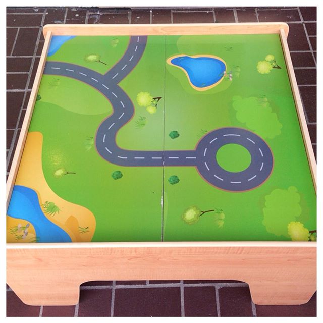 Check out this cute train table! It's a smaller size to fit in any bedroom or playroom!#225 #refinerykids #batonrouge #thomasthetrain #thomasthetankengine