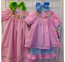 Planning a Disney trip? Check out these cute Disney Princess smocked outfits!