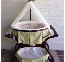 We love this beautiful Fisher Price Zen bassinet!