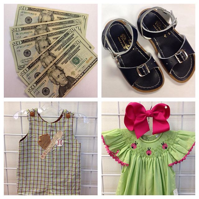 REfinery Kids is buying Spring! We pay you $$$ on the spot for your SunSan sandals, smocked dresses, JonJons, Easter, Mardi Gras, & more!#refinerykids #225 #batonrouge #gobr